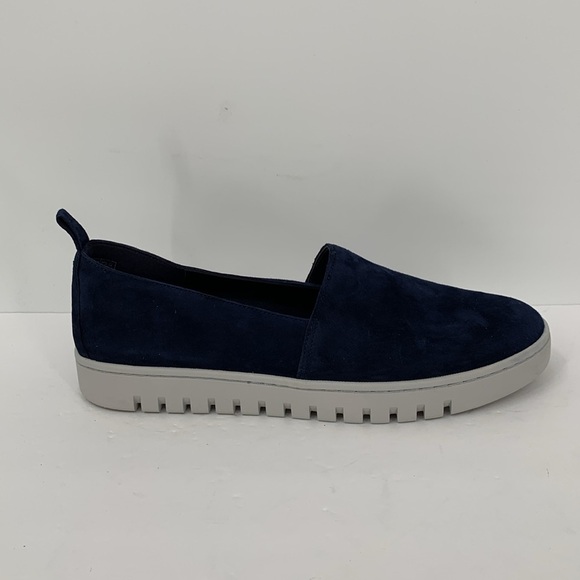 Vionic Uptown a-line navy blue suede sneaker shoe platform slip-on 10 - Picture 1 of 7